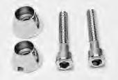 Handlebar Riser Washer Kit Decorative chrome plated cupped washers used on handlebar risers. Fits most models 1973-up. Set of 4 pieces. Replaces OEM 56159-73.