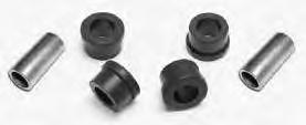 2252-4 Handlebar Damper Kit Bushings are made from high density poly for a stiffer construction than stock rubber units. Complete with spacers.
