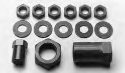 Replacement Hardware Left and Right Sidebar-Front and Rear Support Rod Mounting Kit Accurately reproduced special shoulder nuts, nuts and
