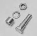2647-3 Rear Axle Adjuster Kit Cad plated bolts OEM 2826-30, parkerized collar OEM 3011-30 and parkerized nuts OEM 0129 fit