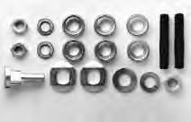 Seat Hardware Seat Post Rod Lock Nut and Lockwasher Nut and lockwasher fits all Harley models 1925-81 except FX, FL.