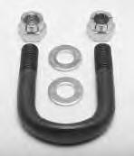 2654-6 Standard  2669-6 Oversized Front Safety Guard Mounting Kit OEM style cad plated fasteners used on 1958-1969 FL.