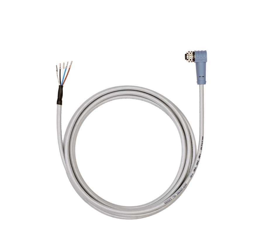 Accessories Accessory part Length Order code Connection cable with 4 pin cable socket M12 x 1, angle
