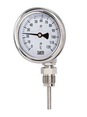 Bimetal dial thermometers Local reading dial thermometers This range of dial thermometers is a selection of commonly used thermometers for cooling water, lubracating oil, bearings and other low