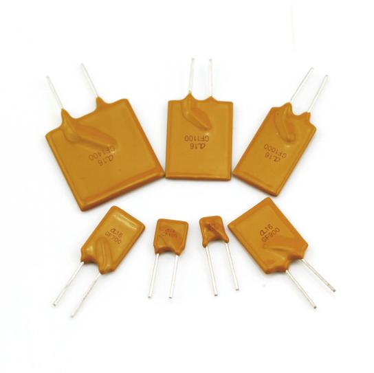 Series PT evices escription JTFUSE Series Radial Leaded PTs are designed to provide resettable overcurrent protection serving a wide range of electronics applications.