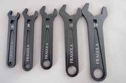 SPECIAL TOOLS & ACCESSORIES DOUBLE OPEN END WRENCH SET Manufactured from heat-treated aluminum, for the best compatibly with aluminum fittings. Perfect for tightening A-N hose ends in confined spaces.