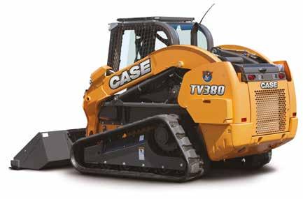 Simple and robust undercarriage The new Case compact track loaders feature a robust undercarriage, engineered to