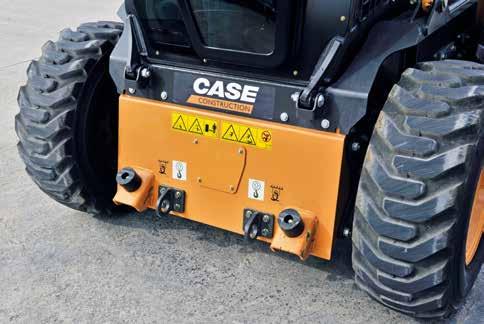 Best-in-class breakout forces The cylinder geometry optimises the skid steer and compact track loader s push and pull power, while the bucket support baring directly on the chassis
