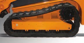 ENGINE RUNNING I NCREASES THE LIFE OF THE TRACKS, (up to 15%* in tested conditions) sprockets and bearings by ensuring