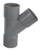 up.v.c DRAINAGE PIPE FITTINGS Y-Tee To allow for take-off or branching of a pipeline system. on Z 1 Z 2 Z 3 L 1 L 2 L 3 Dia. d Dia. d 5 125mm 80 80 80 145 145 145 140.70 0.