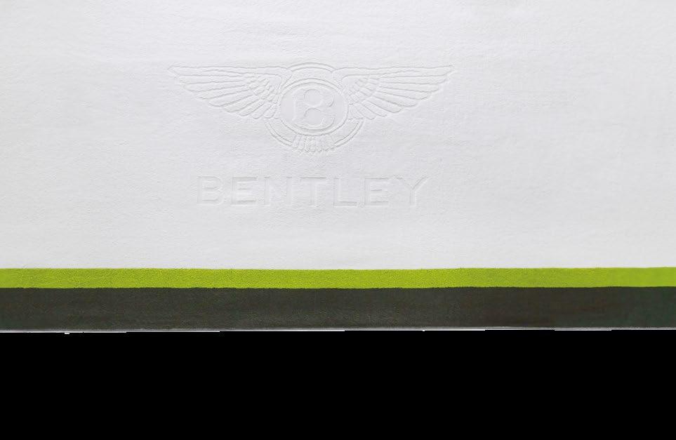 Features tonal BENTLEY wings logo in