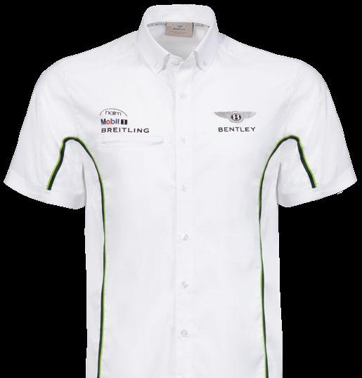 PADDOCK SHIRT BENTLEY wings logo on the chest.