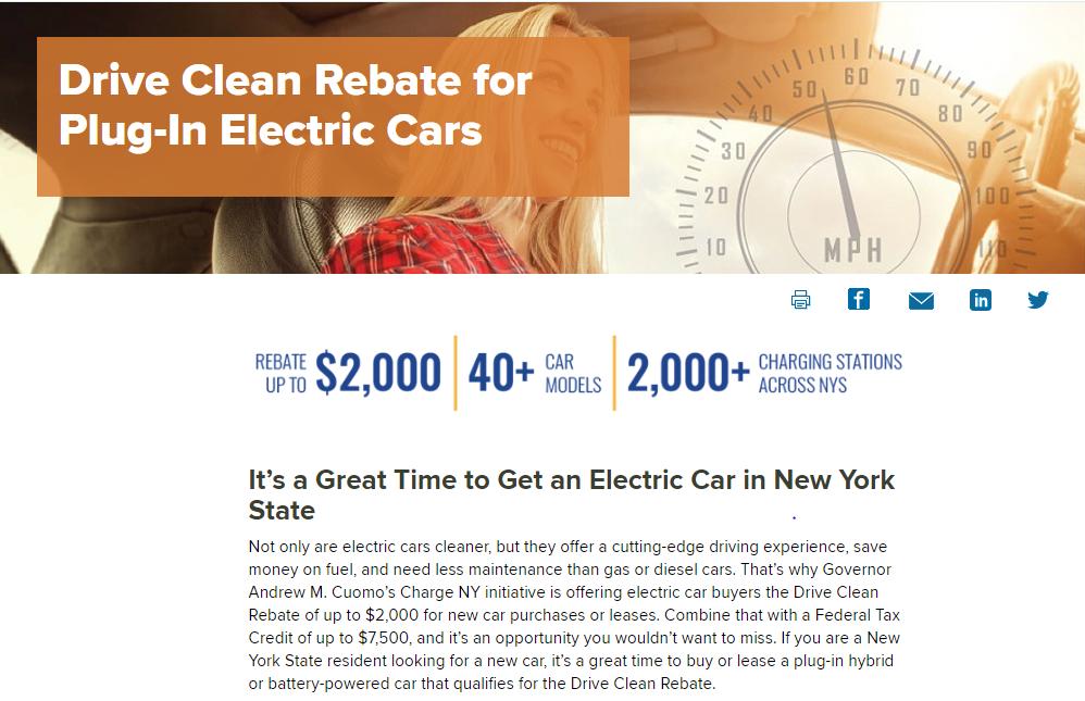 NYS Drive Clean Rebates