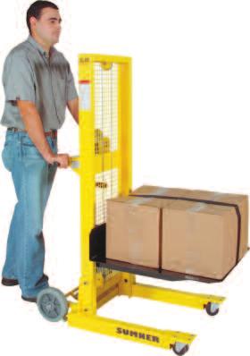 Shelf overlap feature for ease of loading Tray ideal for lifting