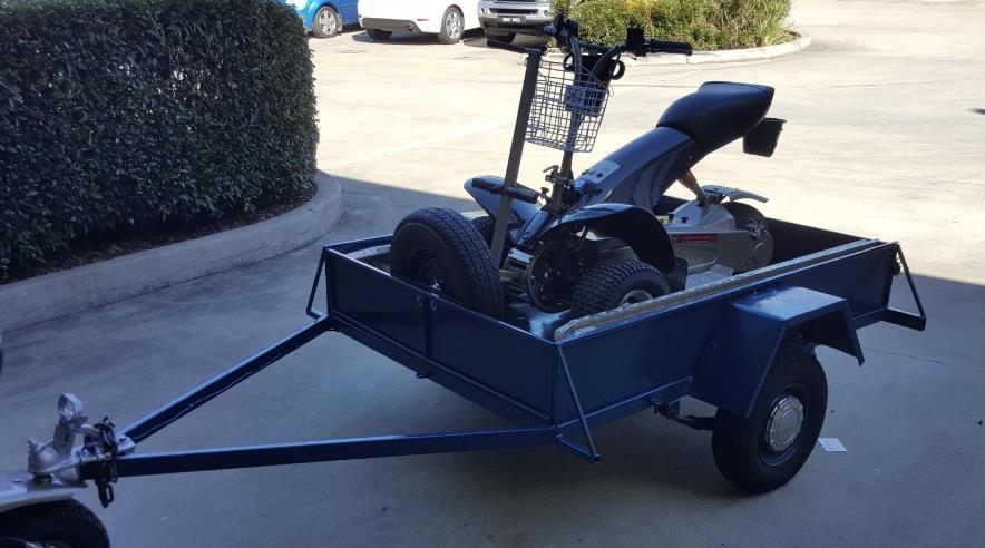 Golf Cruiser Trailer This neat little golf cruiser trailer is the perfect accessory for transporting your FourStar