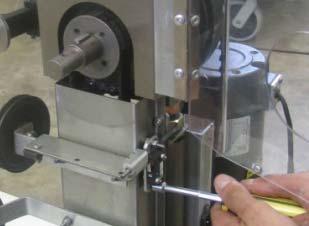 When making adjustments always loosen the large nuts on the threaded rod from the top down and then tighten from
