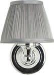 00 ROUND BASE, TUBE FROSTED GLASS SHADE - CHROME EL/BL13 was 195.00 NOW 156.