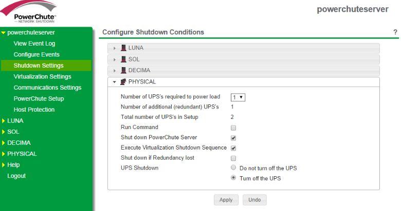 PowerChute Network Shutdown: VMware User Guide Physical UPS Setup Power Protection In Advanced UPS Setups, PowerChute can monitor UPS's which are powering 