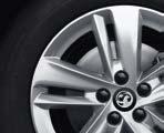 GRANDLAND X FEATURES/OPTIONS WHEELS AND TYRES 18-inch steel emergency spare wheel (in lieu of emergency tyre inflation kit).