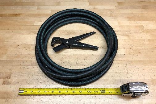 7 Hose Cutter Measuring Tape Find the 190" long 3/8 hose in the kit and cut it into pieces of the following lengths: