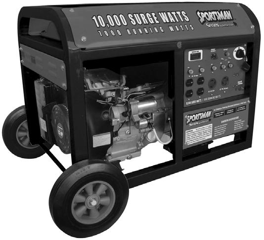 2011-12 GEN10K 10,000 Surge Watts / 7,000 Running Watts PORTABLE GENERATOR INSTRUCTION MANUAL READ ALL INSTRUCTIONS AND WARNINGS BEFORE USING THIS PRODUCT.