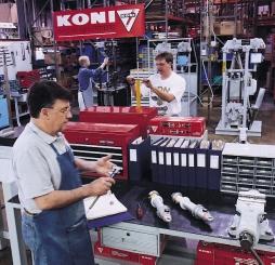 SERVICE CENTER KONI SERVICE CENTER KONI operates a full service shock absorber service center to provide complete testing, fabrication, restoration, and revalve capabilities.