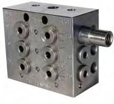 LSV Modular Divider Valves Solid blocks offering 6 to 18 outlets for outstanding scalability Cycle indicator pins for visual indication of system operation Easy system design and installation simply