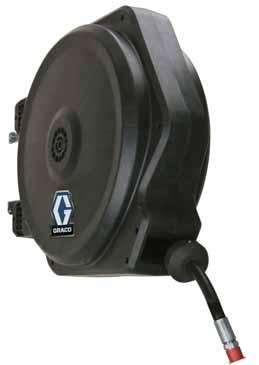 LD Series Enclosed Hose Reels Features Designed for light-duty applications Enclosed for safety and protection, extends hose life Flexible mounting options hang on wall or ceiling; bench, table or