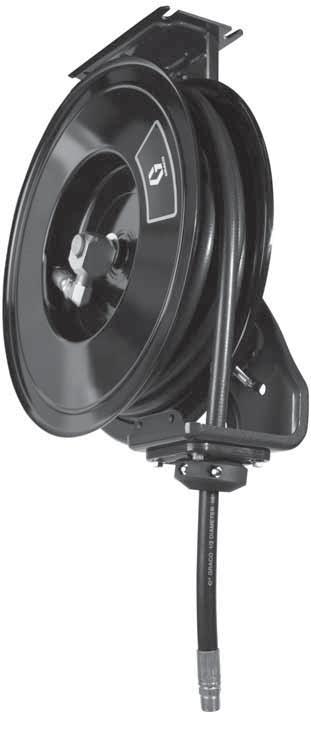 SD Series Steel Spool Hose Reels Features Designed for daily use by professional mechanics Structurally engineered frame made from high strength steel won t bend or fl ex Long-lasting spring provides