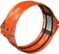 Style 33 Restraine Flexible Coupling For Victaulic Bolte Split-Sleeve Proucts (VBSP) Style 33 carbon steel restraine couplings (formerly Depen-O-Lok FxF Moifie) provie a fully restraine, flexible