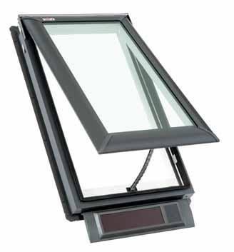 Solar Powered Fresh Air Skylights Deck mounted - VSS Curb mounted - VCS No Leak Warranty For complete information visit thenoleakskylight.