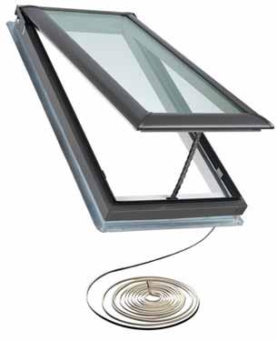 Electric Fresh Air skylights Deck mounted - VSE Curb mounted - VCE No Leak Warranty For complete information visit thenoleakskylight.