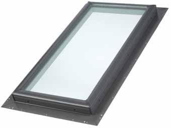 Self-flashed skylight Self-flashed - QPF Self flashed skylight - QPF Benefits: Pre-finished white wood frame and protective aluminum exterior. Integrated gaskets drain condensation to the outside.