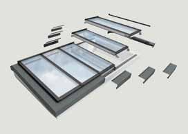 NEW VELUX Modular Skylights 5 Longlights suitable for roof pitches between 0 10 * Other longlight systems available for roof pitches betweeen 10-25 call 1-888-878-3589 Product code Ventilating