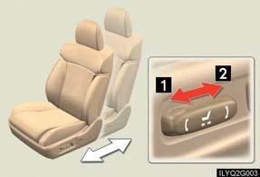 Topic 2 Before Driving Seats n Adjusting seat position 1