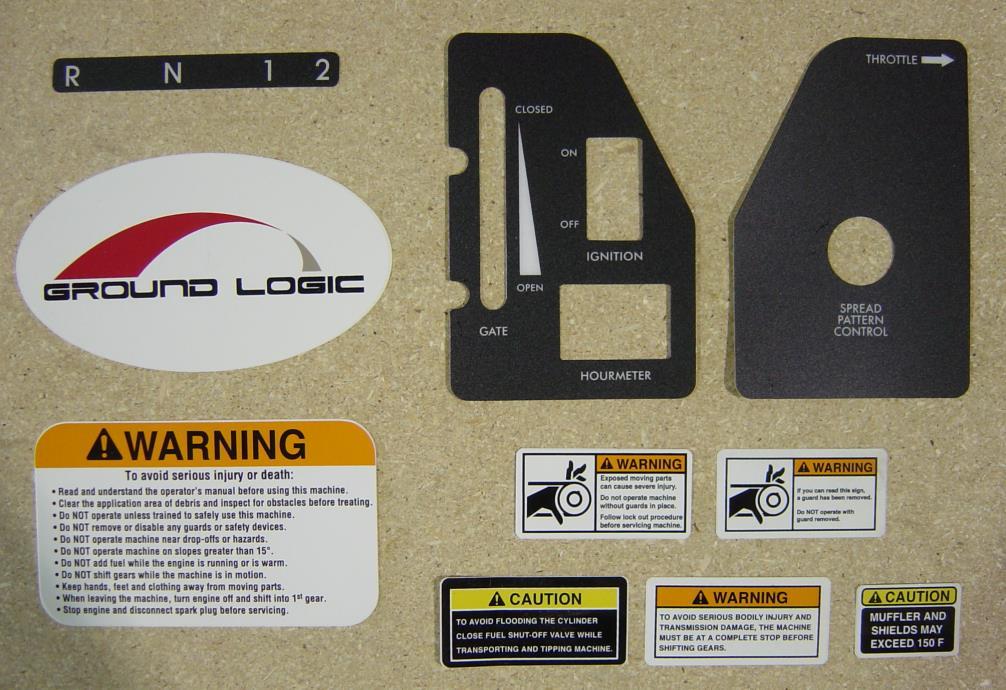 LABEL GROUP 3 5 6 7 8 9 0 H000 Gear selector label H00 Left console label 3 H00 Right console label H003 Elliptical logo label 5 H00 Avoid serious injury label 6