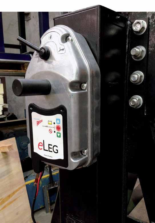 eleg powered landing leg The safest, most trouble free way to separate and connect the Semi Trailer from your Prime Mover.