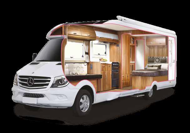 Peerless Refinement G3 INSULATION The perfect climate...... in Every Model 365 days a year! NCC EN1645-1 Our Mercedes Coachbuilts feature Grade III Classification for heating and thermal insulation.