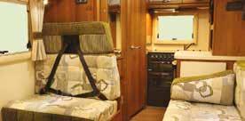 In the interests of everyone s safety and peace of mind, Auto-Sleepers always recommend when travelling in the rear of a motorhome, it should be in a designated travelling seat with the three point
