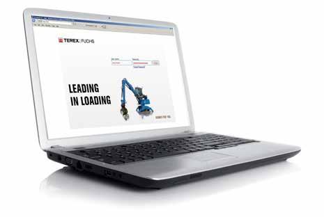 The new Terex Fuchs Telematics system available on E series machines* offers a modern solution to help you analyze and optimize the efficiency of your machines.
