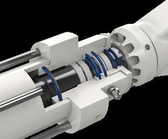 Precise and reliable work under demanding conditions Longlife and high availability Liebherr hydraulic cylinders achieve maximum efficiency in non-stop operation thanks to a flexible design which is