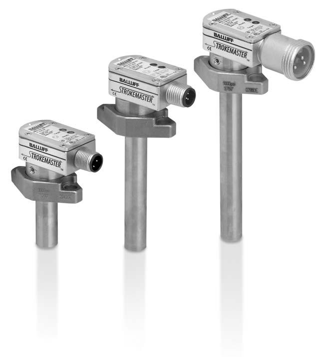 SERIES: BALLUFF INDUCTIVE SENSORS Flexible Solutions for an Often Inflexible World Balluff s new Strokemaster cylinder-piston sensors provide precision end-ofstroke sensing for hydraulic/pneumatic