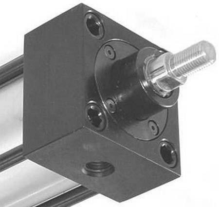 SERIES FM : FLUSH MOUNT (WITH SLEEVE NUT CONSTRUCTION) Performance options: LF- Low Friction Seals reduce breakaway and running friction. Effective at all operating pressures.