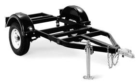 Trailers and Hitches (Note: Trailers are shipped unassembled.) Trailer Specifications (Subject to change without notice.) HWY-224 Trailer #043 805 For highway use.