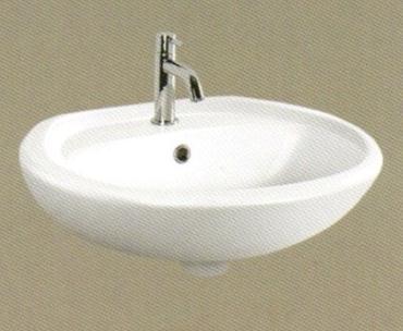 hung urinal bowl with ' P ' Trap L