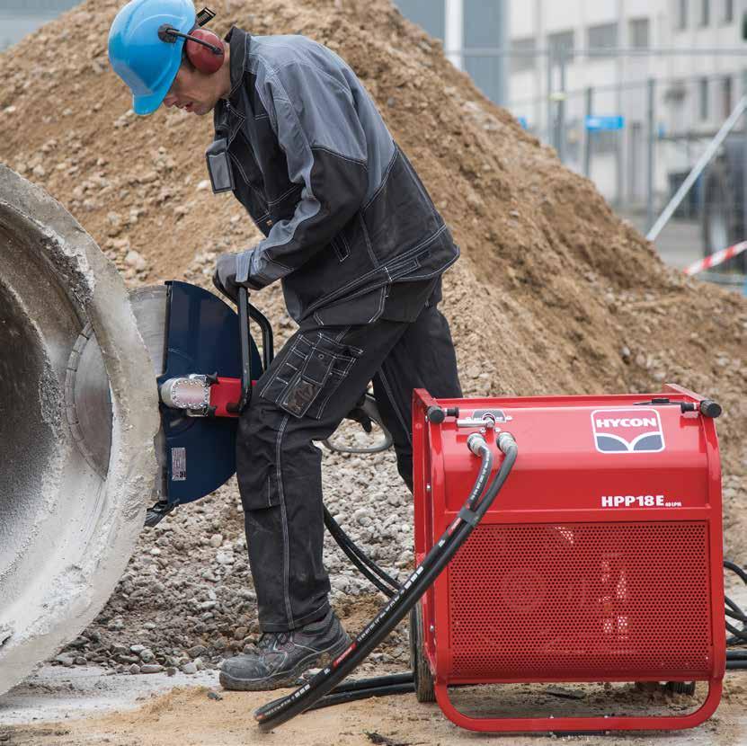 Burmester Marketing HYCON offers you handheld hydraulic demolition tools with high focus on operator comfort and safety, which along