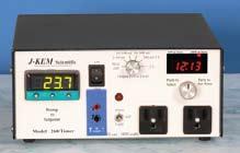 12318 Model 260/Timer, J-Kem The Model 260/Timer disconnects output power if the process temp exceeds the setpoint by a user specified amount or following a recovery from a power failure.