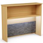75" H: 24" ALL DESK BOARDS ALSO AVAILABLE WITH OUTLET 2 DRAWER DESK DGNDS-201S