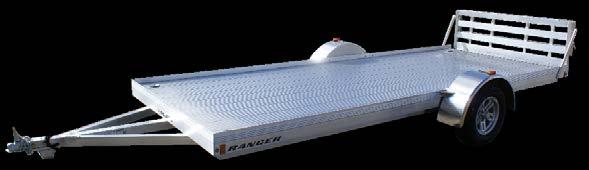 R A N G E R [ ALUMINUM DECK ] All-Aluminum Construction Extruded Aluminum Decking 24" O/C Crossmembers 4-Way Flat Power Connection 2"X3" Subframe Tubing Recessed Rubber Mounted LED Lights Leaf Spring