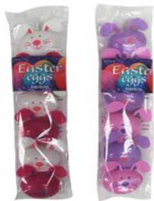6 ct. Bunny Shaped Easter Eggs GS Item#: 064-907 Item UPC: